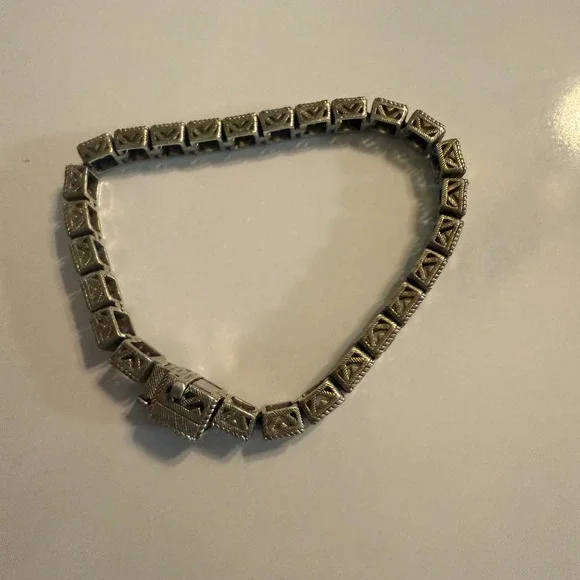 Judith Ripka Sterling Silver Emerald Cut Diamonique Tennis